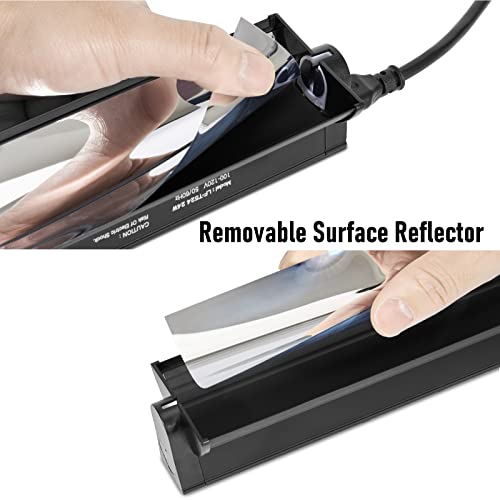 24W HO T5 UVB Light Fixture with 10.0 Bulb for Bearded Dragons and Reptiles