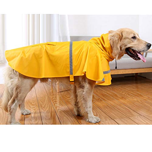 HAPEE Reflective Raincoat for Large Dogs