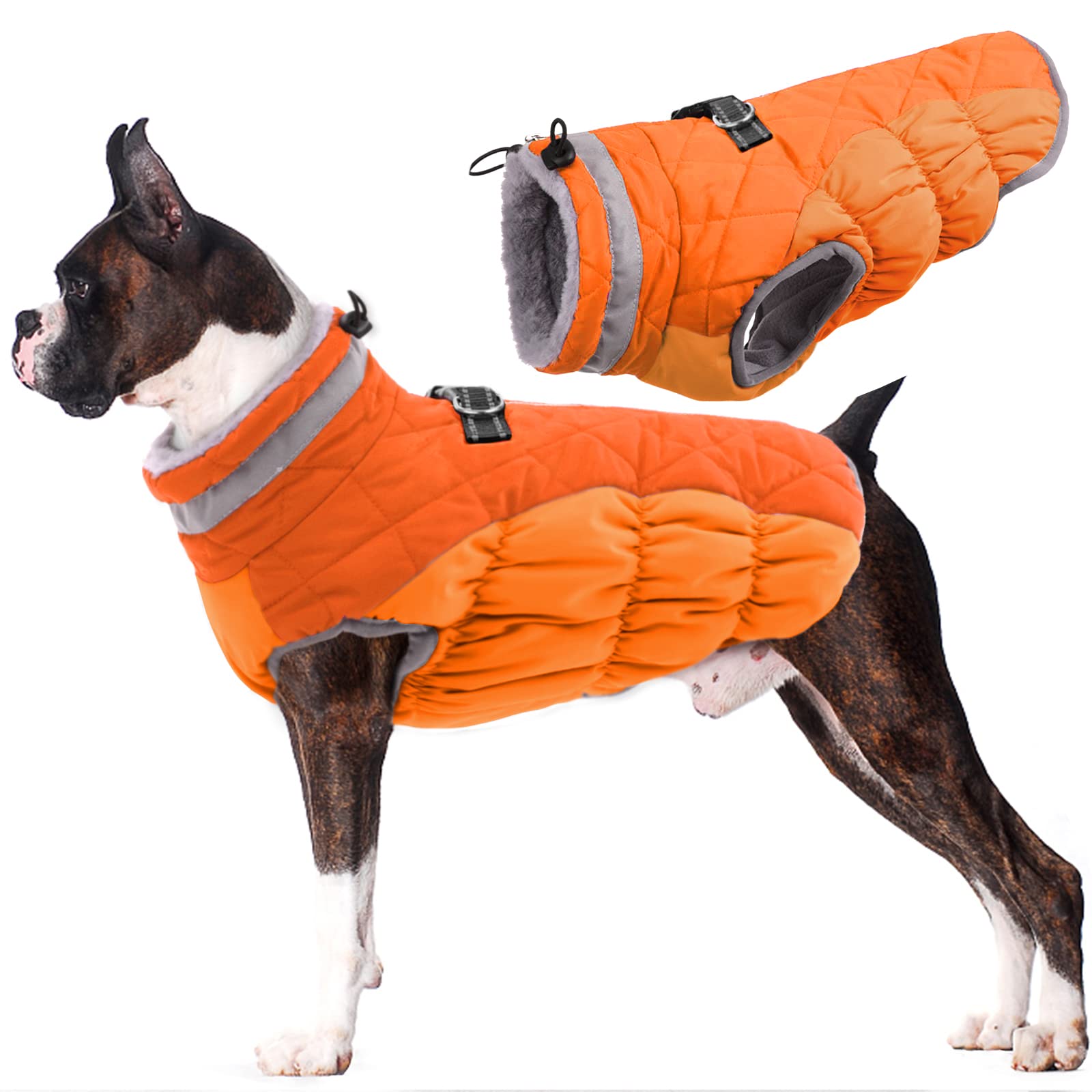 Warm Winter Dog Coat for Small, Medium, and Large Dogs