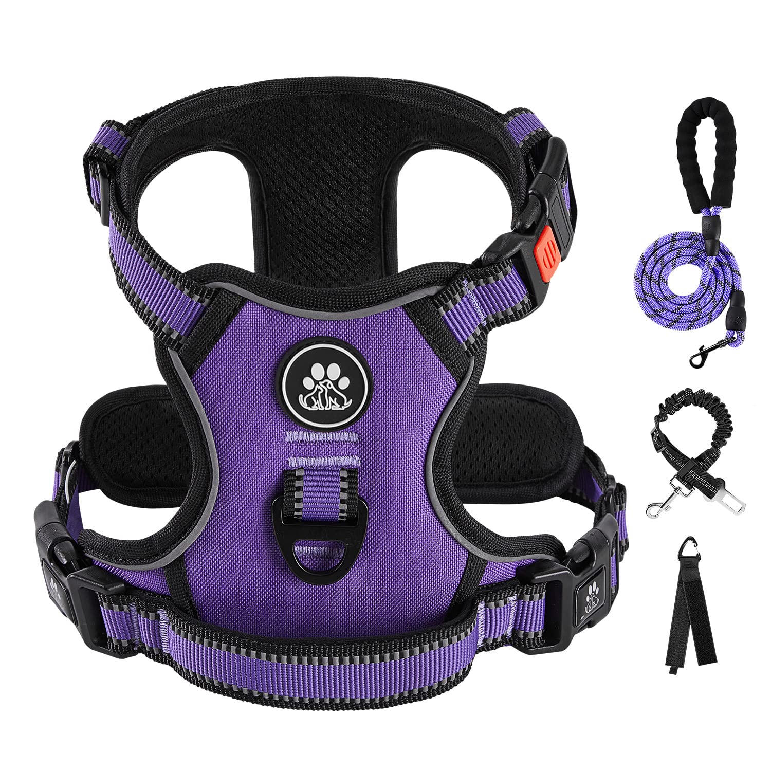 No Pull Dog Harness with Leash for Small Dogs Safety Features